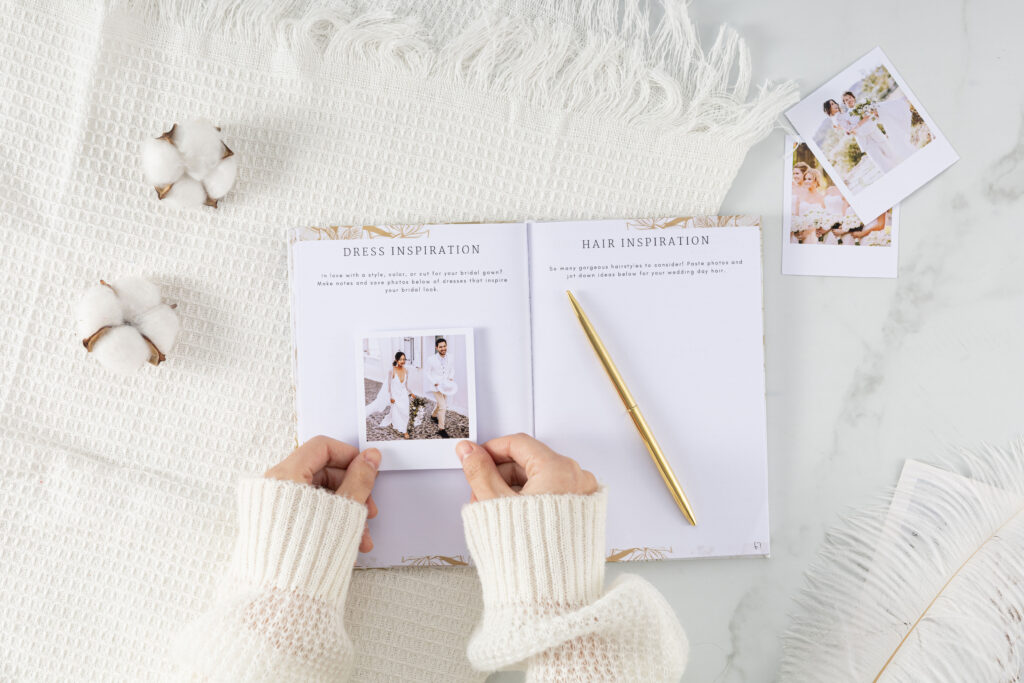 wedding notebook