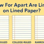 How Far Apart Are Lines on Lined Paper? Exploring Paper Types and Uses