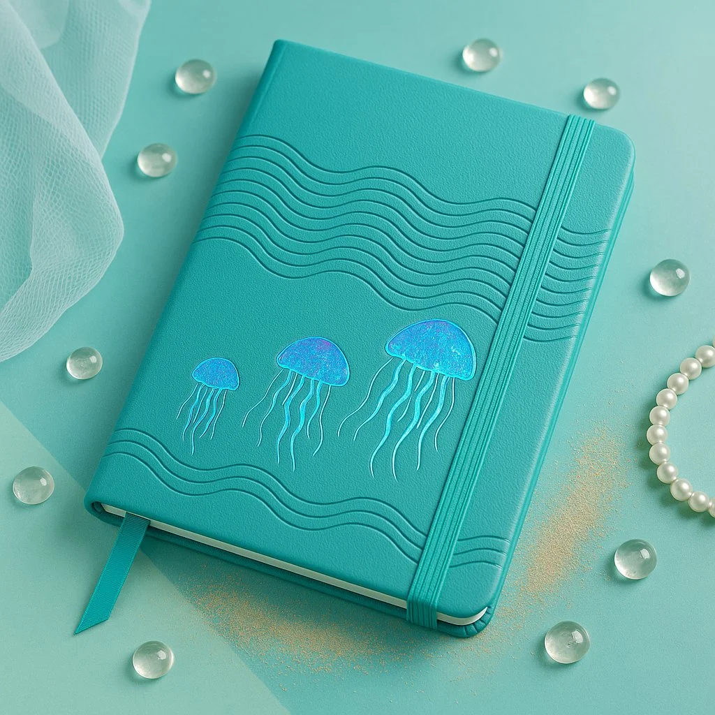 Ocean Glow Jellyfish Notebook
