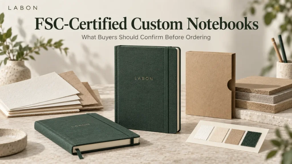 FSC-Certified Custom Notebooks: What Buyers Should Confirm Before Ordering