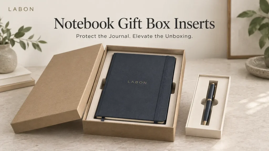 Notebook Gift Box Inserts: Secure the Journal Without Marking Its Cover